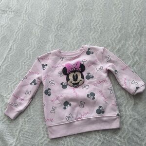 ❤️5 For $20❤️ Disney Minnie Mouse Pink Kids Sweatshirt Size 3T